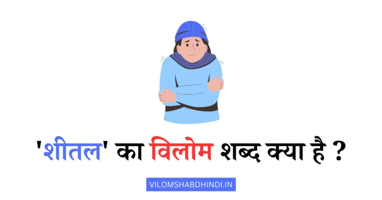 शीतल का विलोम बताइए – Sheetal Vilom Shabd In Hindi