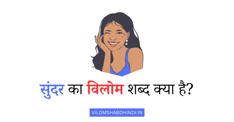 सुंदर का विलोम शब्द बताइए – Sundar Ka Vilom Shabd Kya Hoga